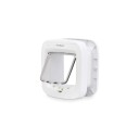PetSafe Katteluke med Mikrochip 22x23,9 cm Hvit