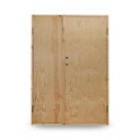 Dobbeldør Jabo Ljusdal Kjølelager Ubehandlet Sporfrest Plywood Størrelse: 13x19 dm