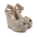 Espadrilles Dame Sko Beige 40 EU,