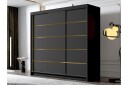 Dianna Garderobe 200x215 cm - Svart