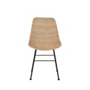 Venture Design Bali spise stol Natur Rotting/svart Natur