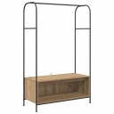  Klesstativ med Hyller Artisan Eik 100x44x160 cm