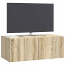  Vegghengt TV skap Sonoma eik 78,5 x 41 x 30 cm Konstruert tre