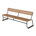 Grythyttan Stålmöbler Sofa 5 teak / svart