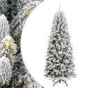  Kunstig juletre Hvit 78 x 78 x 210 cm PVC plast stål og PE