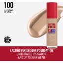 Rimmel Lasting Finish 35H Foundation med SPF 20 100 Ivory 30ml