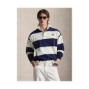 Polo Ralph Lauren Big Fit Striped Jersey Rugby Shirt Blue M