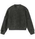 Name It Dark Grey Denim Luna Denim Bomber Jakke 116