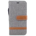 iPhone X / iPhone XS To Nyansers Jeans Lommebok-deksel Grå