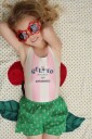 Konges Sløjd Pomia swimsuit grs – candy rose stripe   2år
