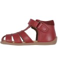 Pom Pom Sandaler   Forretter Scallop Velcro   Dusty Utg   Pom Pom   19   Sandals   Rød