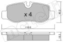 METELLI 22 1023 0 Bremseklosser