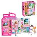 Barbie Dukkehus med dukke og tilbehør 66x43cm Getaway