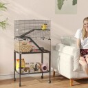 Northio Hamsterbur I Tre Nivåer Med Hjul Og Tilbehør