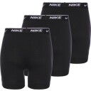 Nike Everyday Cotton Stretch Boxer 3-Pk Ub/Ub Black/Black/Black XS