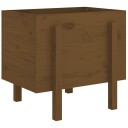  Plantekasse honningbrun 62x50x57 cm heltre furu