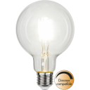 Star Trading Illumination G95 Klar Filament E27 4,2W 400K 470lm Dimbar