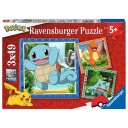 Ravensburger Pokemon 3x 49pcs