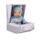 Tiny Treasures Min Første Babydukke Blå 36 Cm Fra 18 Måneder