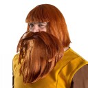 Vikke Viking Halvar Parykksett - One size