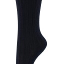 Condor Knestrømper Rib Navy 3 6 md Sokker Blå