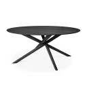 Ethnicraft Mikado Spisebord Ø150 cm Svart Eik