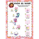 Aktivitetsbok Gabby's Dollhouse m/klistremerker