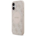 Guess MagSafe Etui for iPhone 17 Pro Max - Rosa Øko-Lær