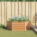 vidaXL Hevet Hagebed Trelignende utseende 129 x 129 x 45 cm