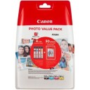 Canon 2052C006 CLI-581XL Blekkpatron MultiPack + PP 201 A6, 50 sider