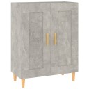 vidaXL Skjenk betonggrå 69,5x34x90 cm konstruert tre