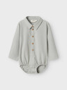 Lil- Atelier Hadam Long Sleeve Loose Body Shirt Grå 62