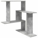 vidaXL Vegghylle Betonggrå 67 x 67 x 87 cm Konstruert tre