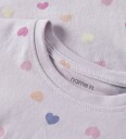 Name It T-skjorte - NmfVigga - Lavender Tåke/Fargerik Hearts - Name It - 6 år (116) - T-skjorte - Lilla