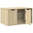 Vidaxl Skap Til Kattetoalett Sonoma Eik 80X50X45 cm Konstruert Tre