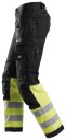 Snickers Workwear 3235 Arbeidsbukse varsel, gul/svart C42, Klær