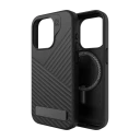 Zagg Denali Snap Kickstand Mobildeksel for iPhone 15 Pro - Svart, MagSafe-kompatibel