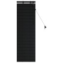 vidaXL Venetiansk persienne Svart 40 x 130 cm 35 mm