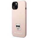 Karl Lagerfeld iPhone 14 Plus Deksel Choupette Rosa Silikon