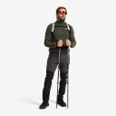 Revolutionrace Surmount Pro Hiking Stretch Pants Herre Black/Obsidian 4XL Turbukse & Fritidsbukse