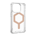 UAG Plyo MagSafe deksel for iPhone 15 Pro Rosa/Gull