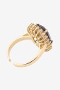 Ellos Collection   Ring med dekorativ stein   Lilla