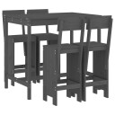  Hagebarsett 5 deler grå heltre furu 3157807