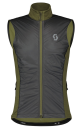 Scott Gravel Warm Merinoull Vest Sort Grønn Herre