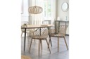 Matsalsstol Beliani Nashua set om 2 Beige -