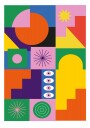 Vibrant Geometric Eyes Plakat / 30x40