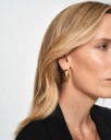 Tom Wood Jewellery Bao Hoops Large Gold Øredobber Gull