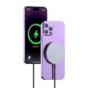 Dudao MagSafe-lader 15W Trådløs USB-C Sort