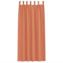  Gardiner med gardiner 2 pcs Terrakotta Polyester