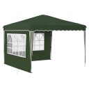 vidaXL Pop-up Festtelt 288 x 288 x 245 cm Grønn Oxford Stoff